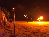 Feuershow Strandhochzeit Lankawi