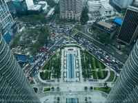 Ausblick von den Petronas Towers