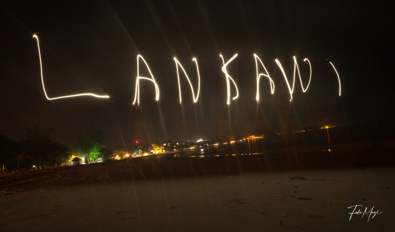 Lightpainting "Lankawi"