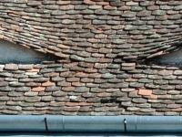 Dachgauben eines Hausdaches