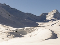 Val Maighels in der Schweiz im Winter