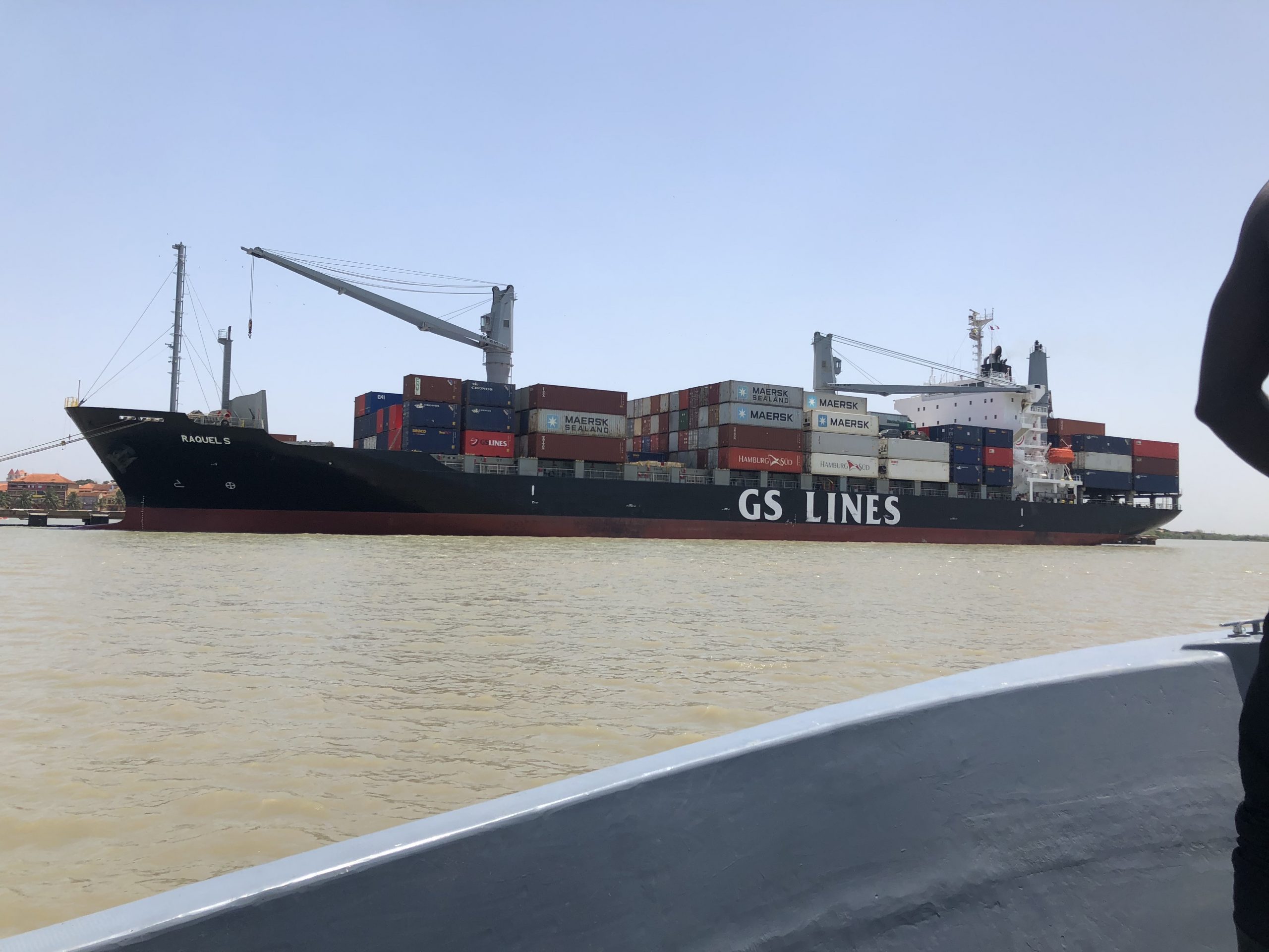 Containerschiffe im Hafen