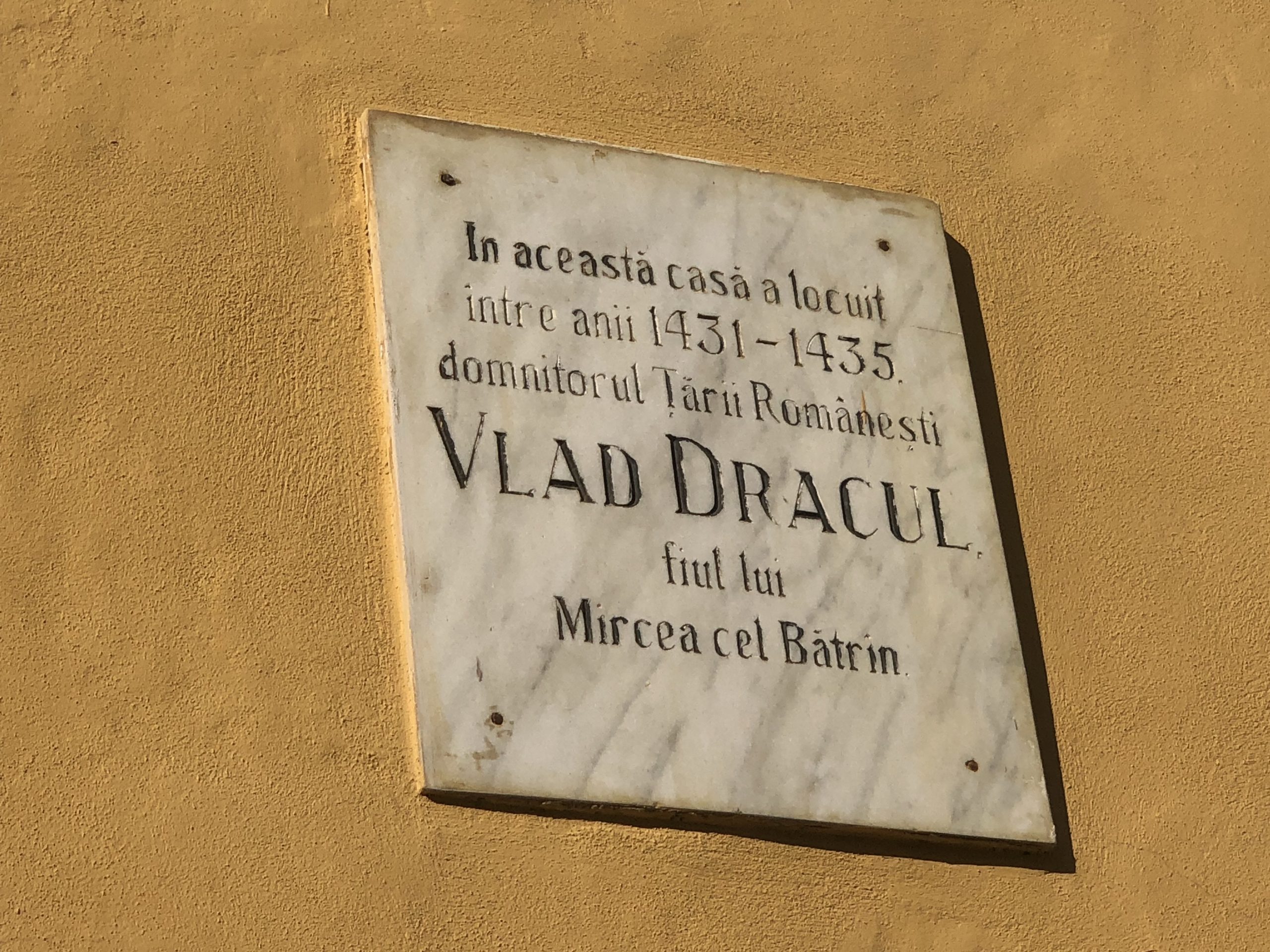 Hier lebte Vlad Dracul